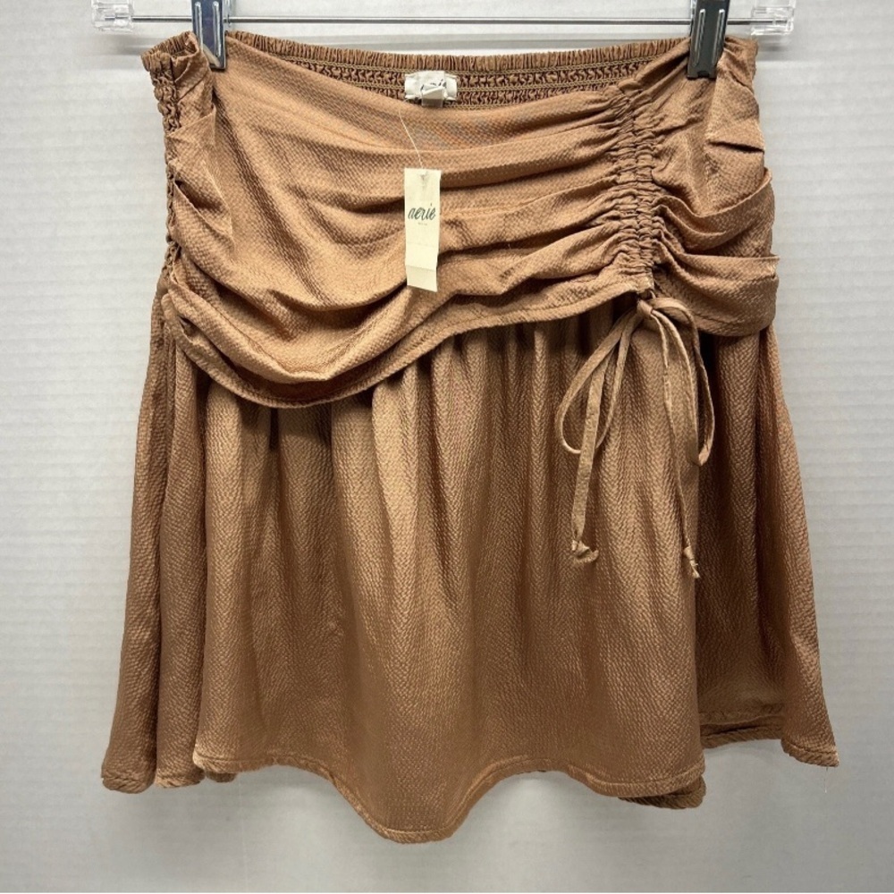 AERIE NWT Women's Brown Mini Skirt xs
